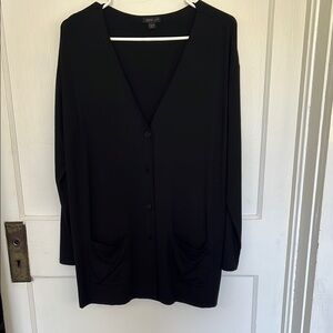 J. Jill Black Cardigan Sweater